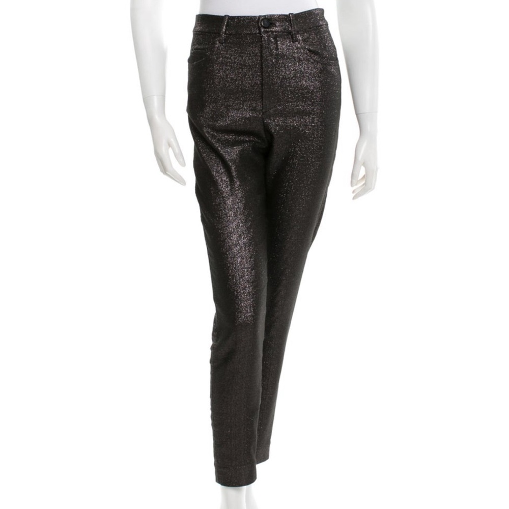 Isabel Marant Shimmering Black skinny Pants